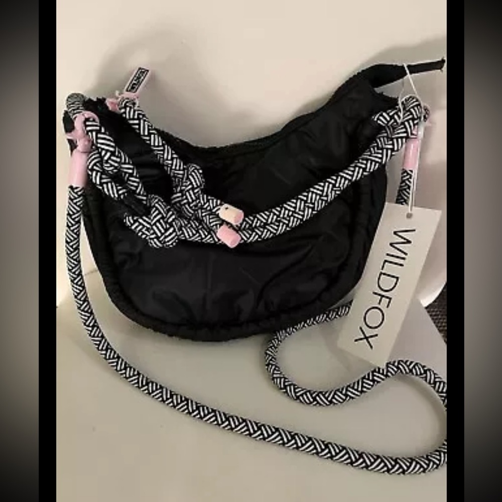 Wildfox Women’s 2 in 1 Crossbody/Shoulder Bag Black Brand New With Tags BNWT
